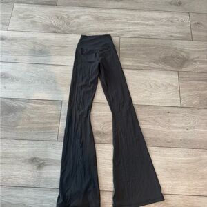 Dark Grey Aerie Flared Pants